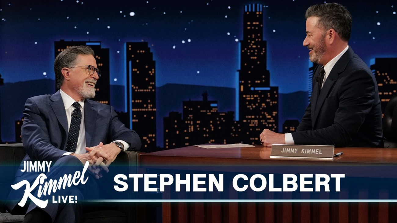Stephen Colbert on THE LATE SHOW's Seven Emmy Wins and Gifting Jimmy His Captain… Video