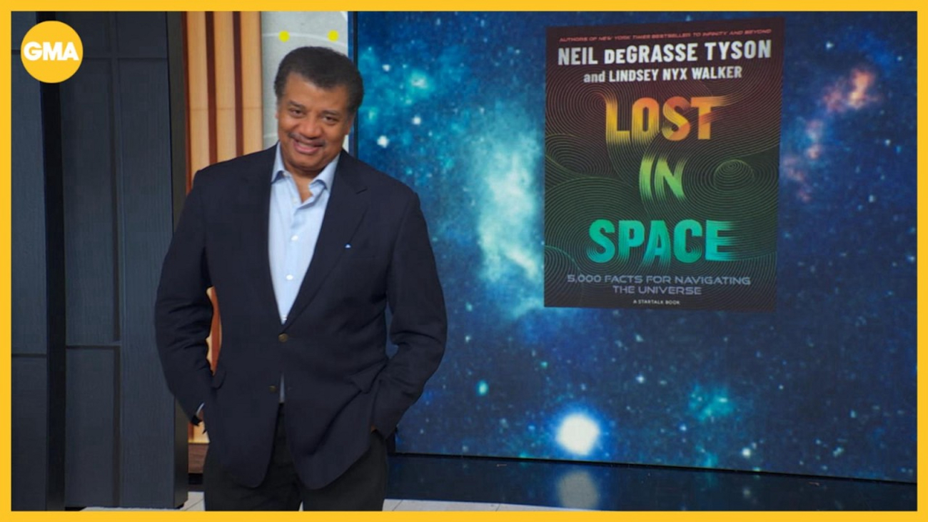 Neil deGrasse Tyson Unpacks 5,000 Space Facts In New Book On GMA Video
