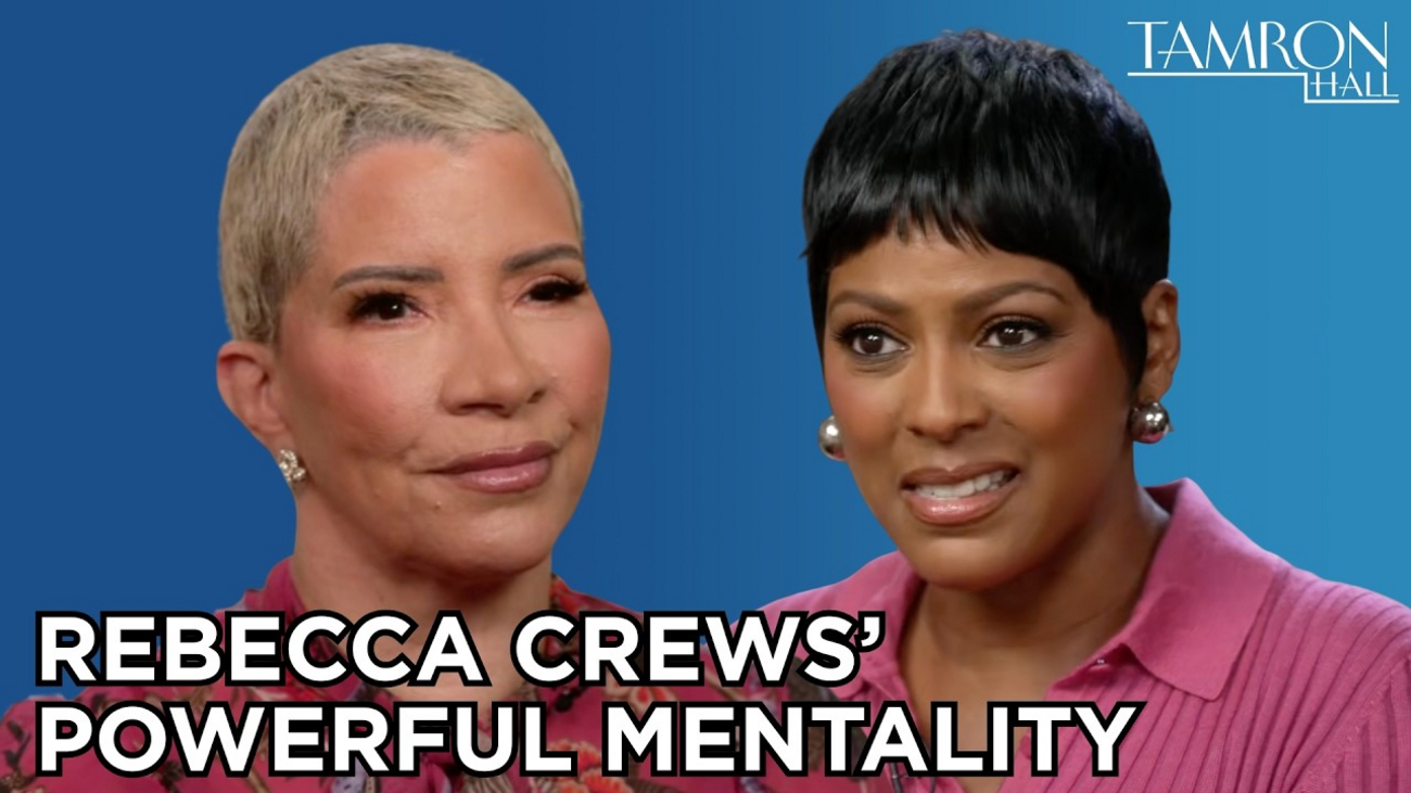 Rebecca Crews Returns to TAMRON HALL With Parkinson's Update, Family in Tow Photo
