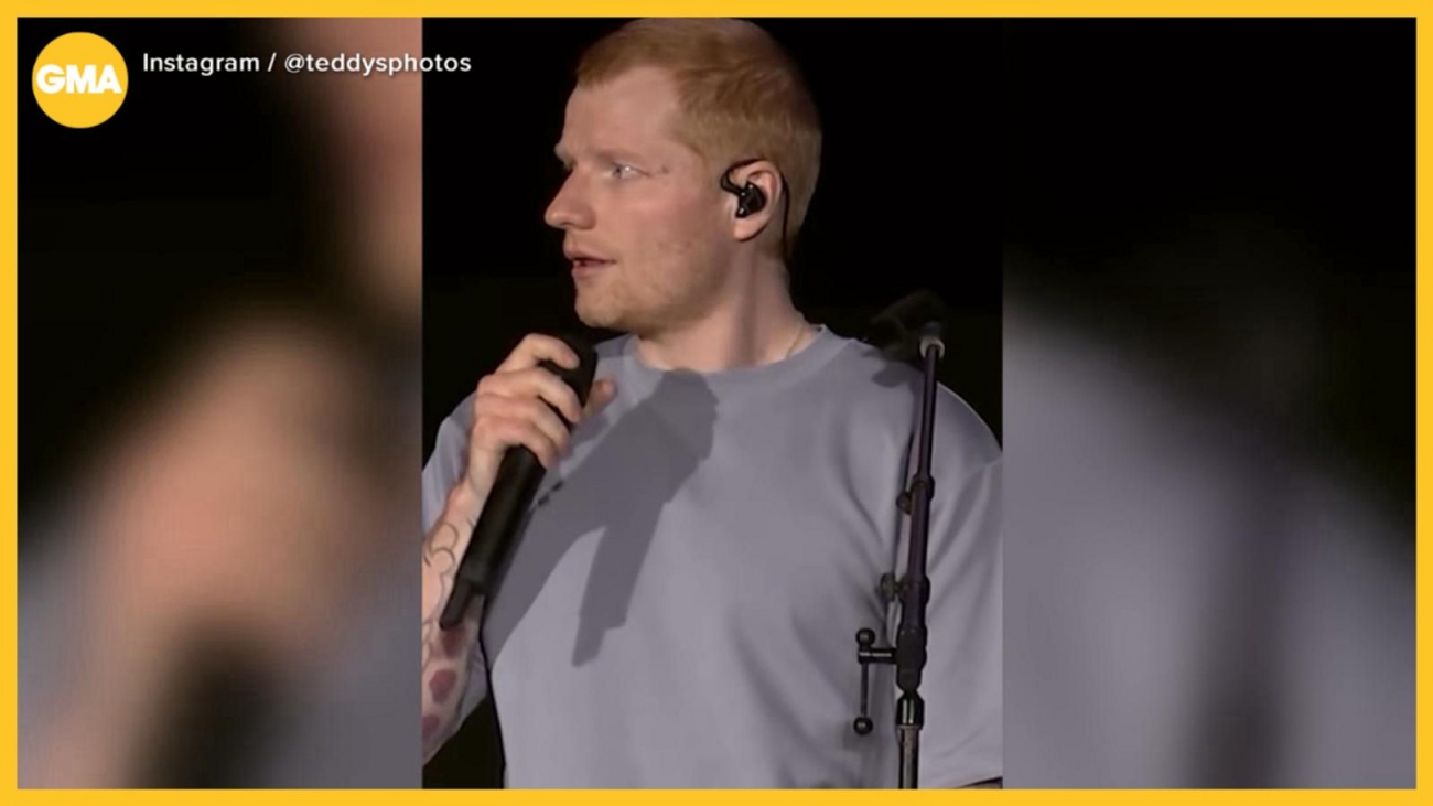 Ed Sheeran Tears Up On Stage After Macklemore Tour Exit