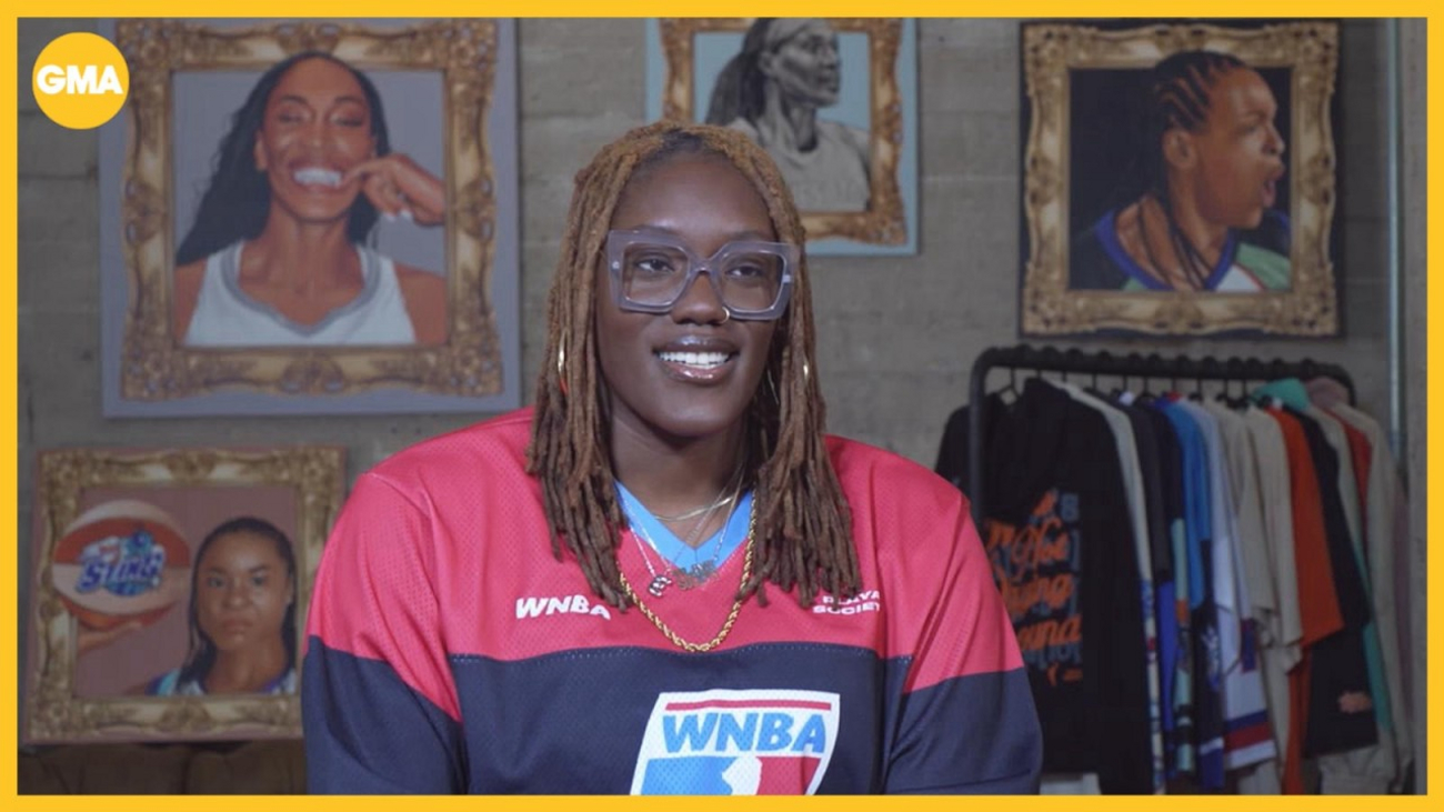 Esther Wallace Talks Apparel Line Honoring Women's Basketball Legends On GMA