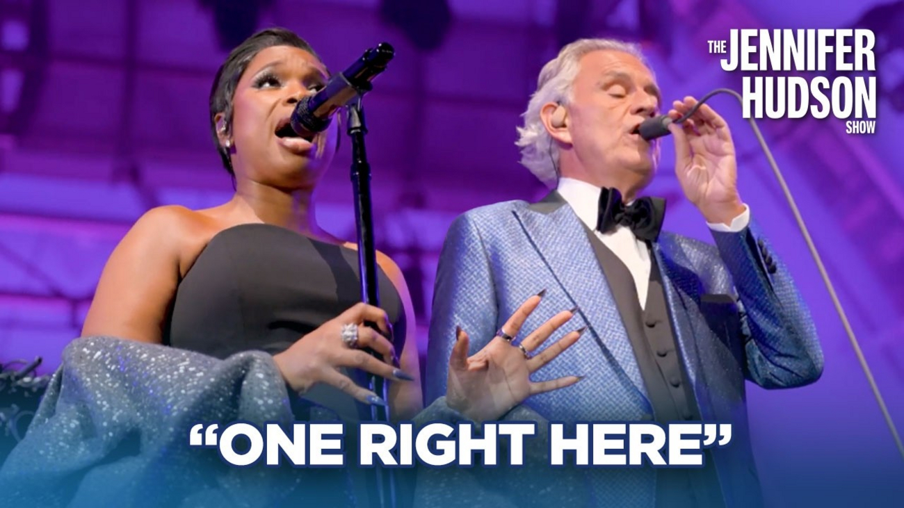 Jennifer Hudson and Andrea Bocelli Share a Moment Fans Are Calling Unforgettable Video
