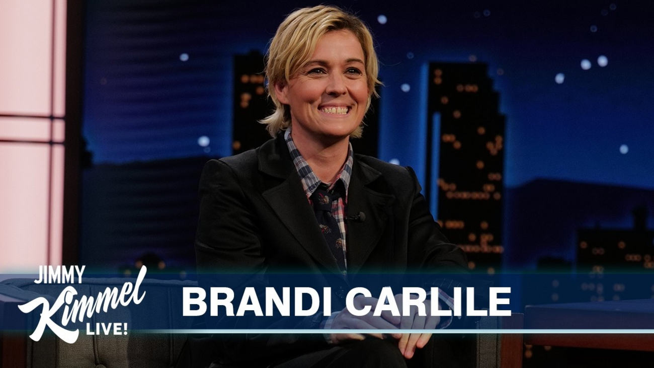 Brandi Carlile Talks Sad Gay Album Version on Kimmel Video