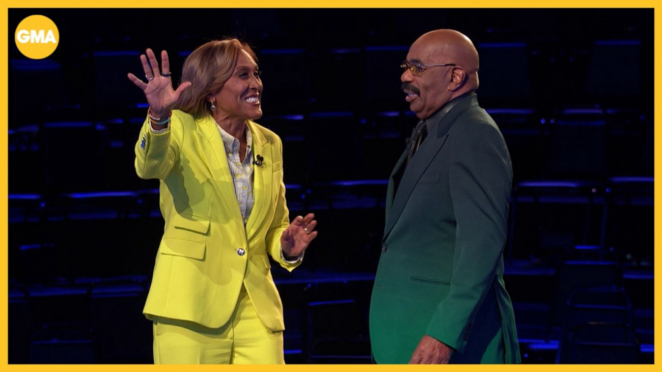 Steve Harvey Marks 50 Years Of FAMILY FEUD, Talks New Season With Robin Roberts Photo