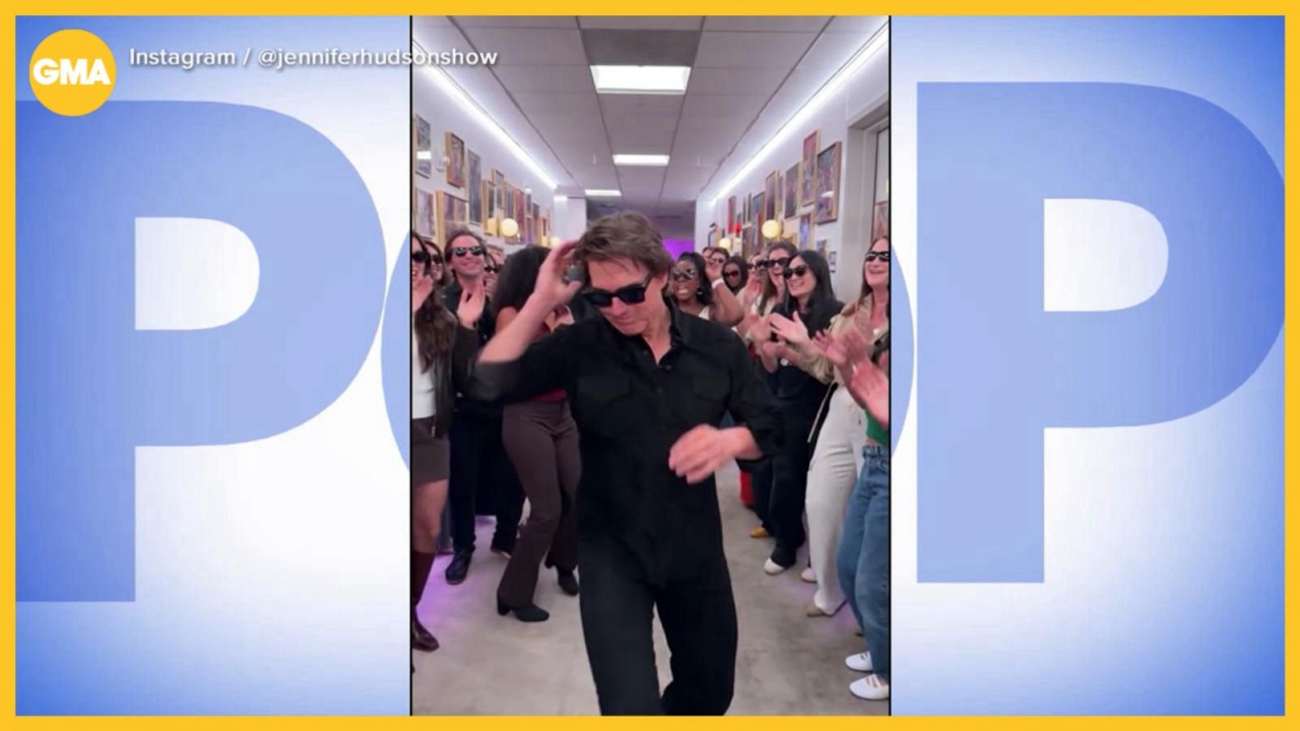 Tom Cruise Busts a Move in JENNIFER HUDSON Show's Spirit Tunnel Video