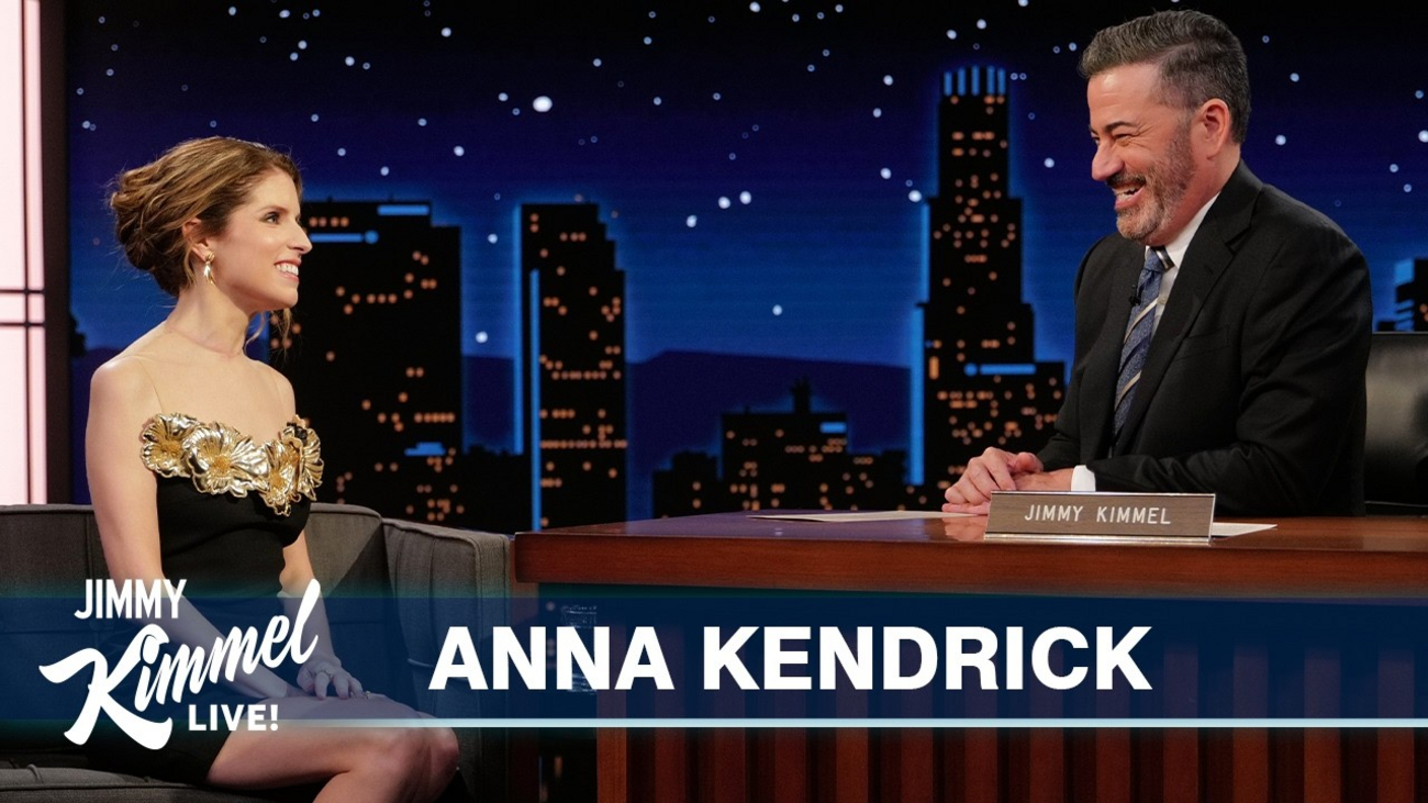 Anna Kendrick Talks Chris Rock & New Zealand on Kimmel Video