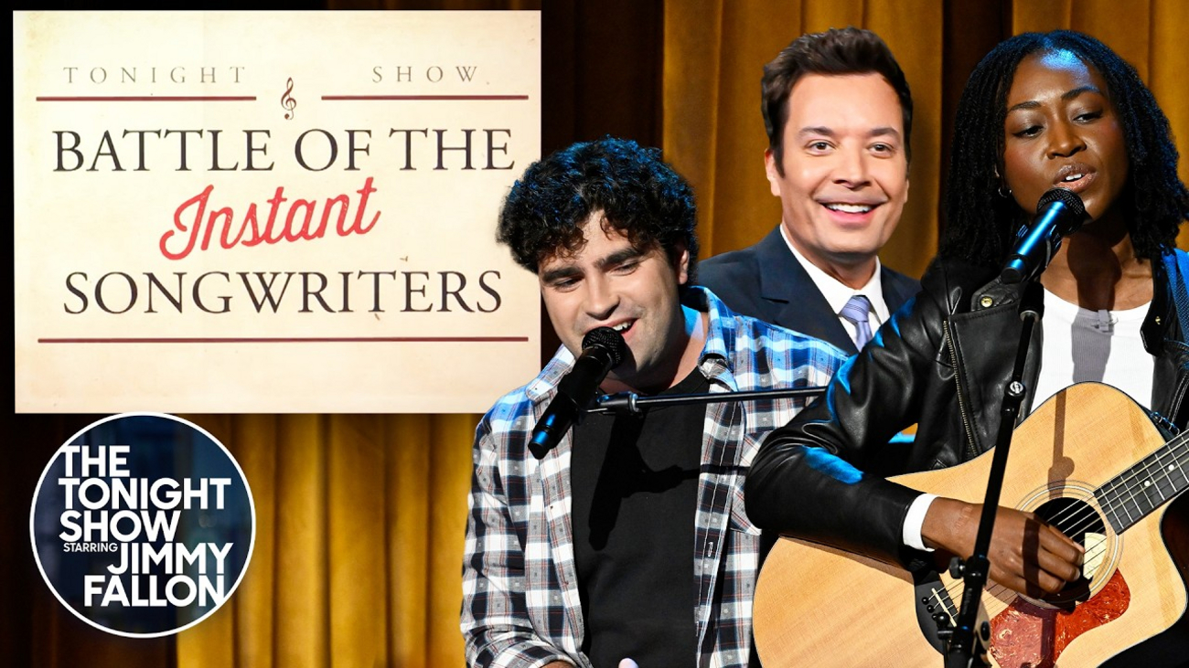 TONIGHT SHOW Audience Members Write Instant Songs About Love Is Blind and a Skeleton Photo