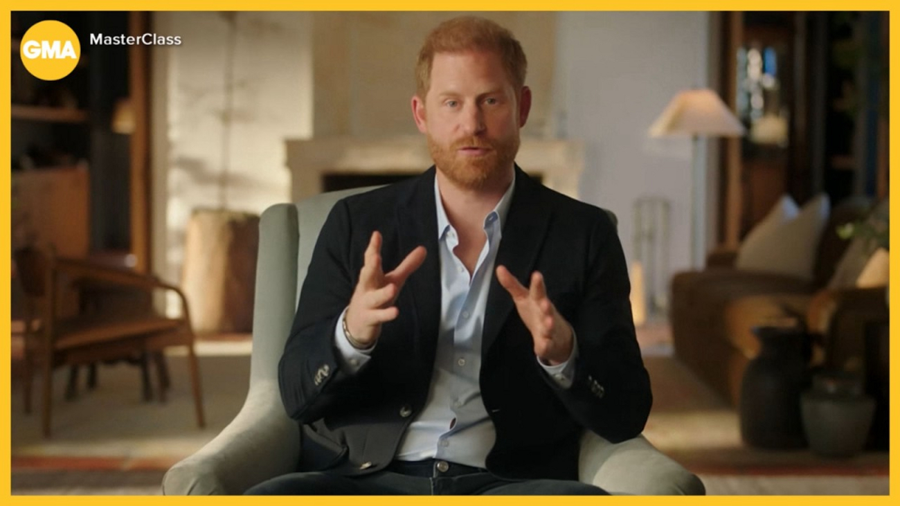 Prince Harry Discusses Depression, Grief in New MasterClass Photo