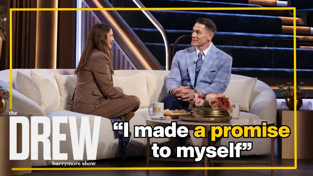 John Cena Tells Drew Barrymore How He Decided to Retire From WWE Photo