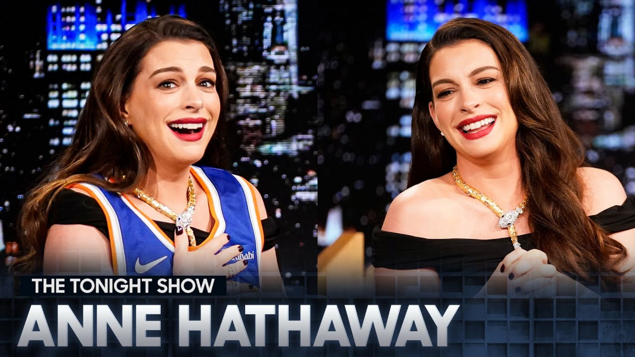 Anne Hathaway Reveals She Was Pregnant During Prada 2 Tour Prep Photo
