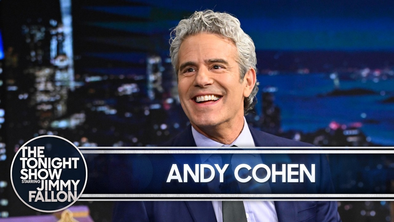 Andy Cohen Addresses Viral AI Speedo Photo on Fallon Photo