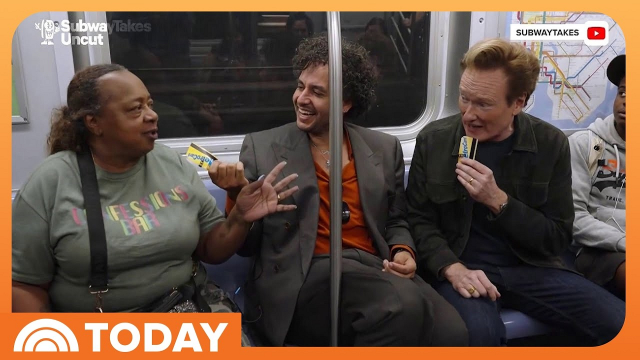 Conan O'Brien Rides the Subway for Kareem Rahma's SUBWAY TAKES Photo