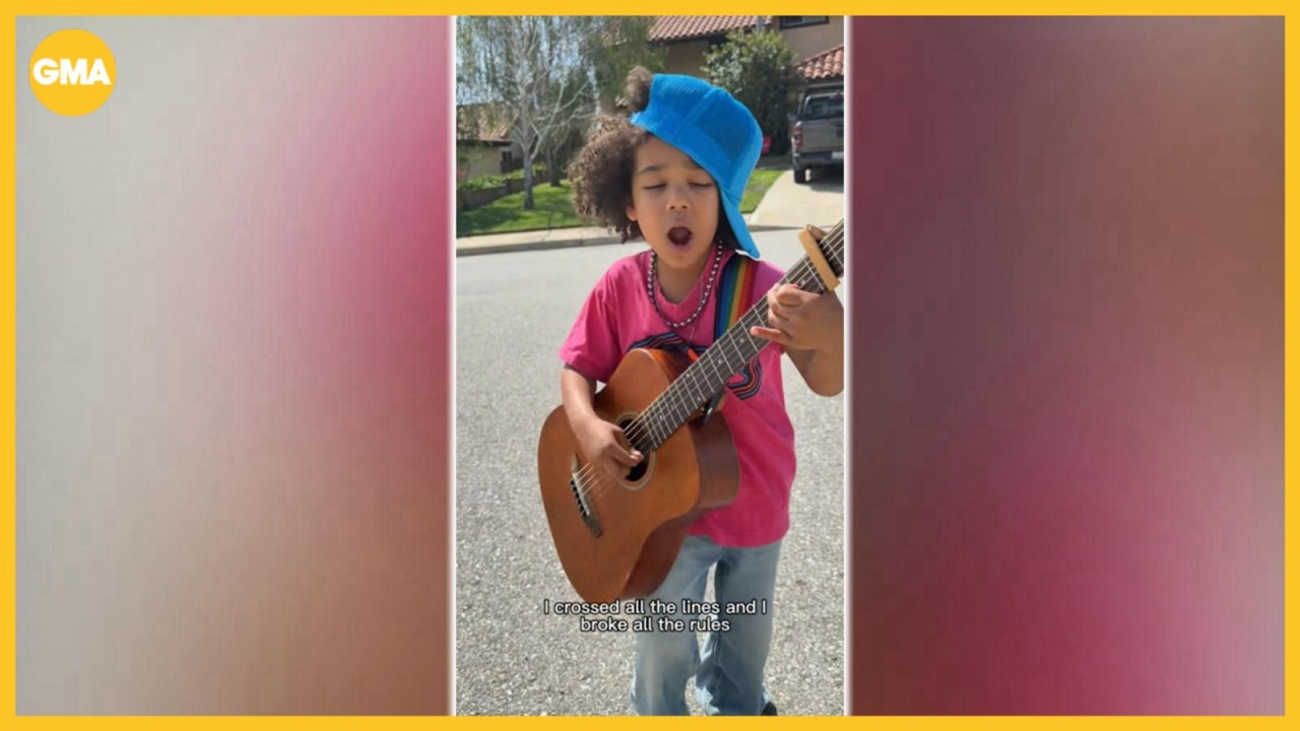 Boy, 7, Finds Anxiety Relief Singing on LA Streets Photo
