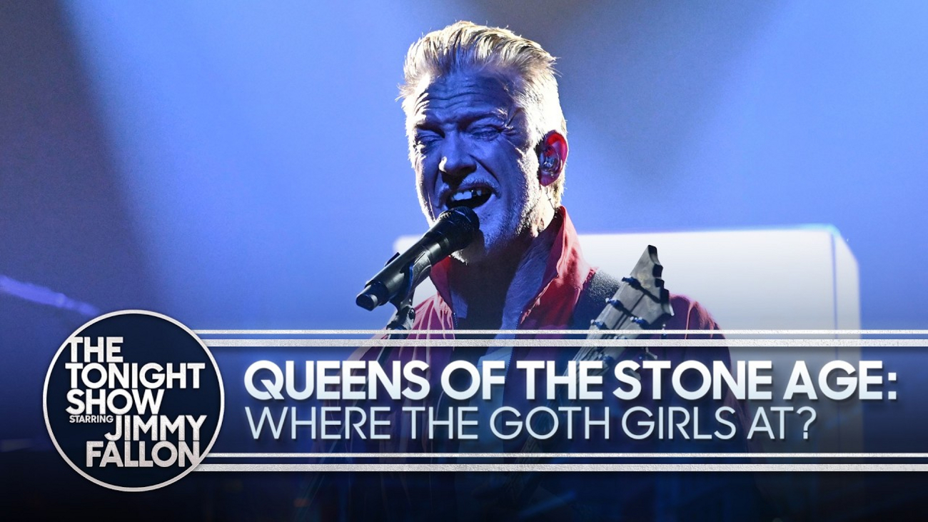 Queens Of The Stone Age Perform 'Where The Goth Girls At?' On Fallon Photo