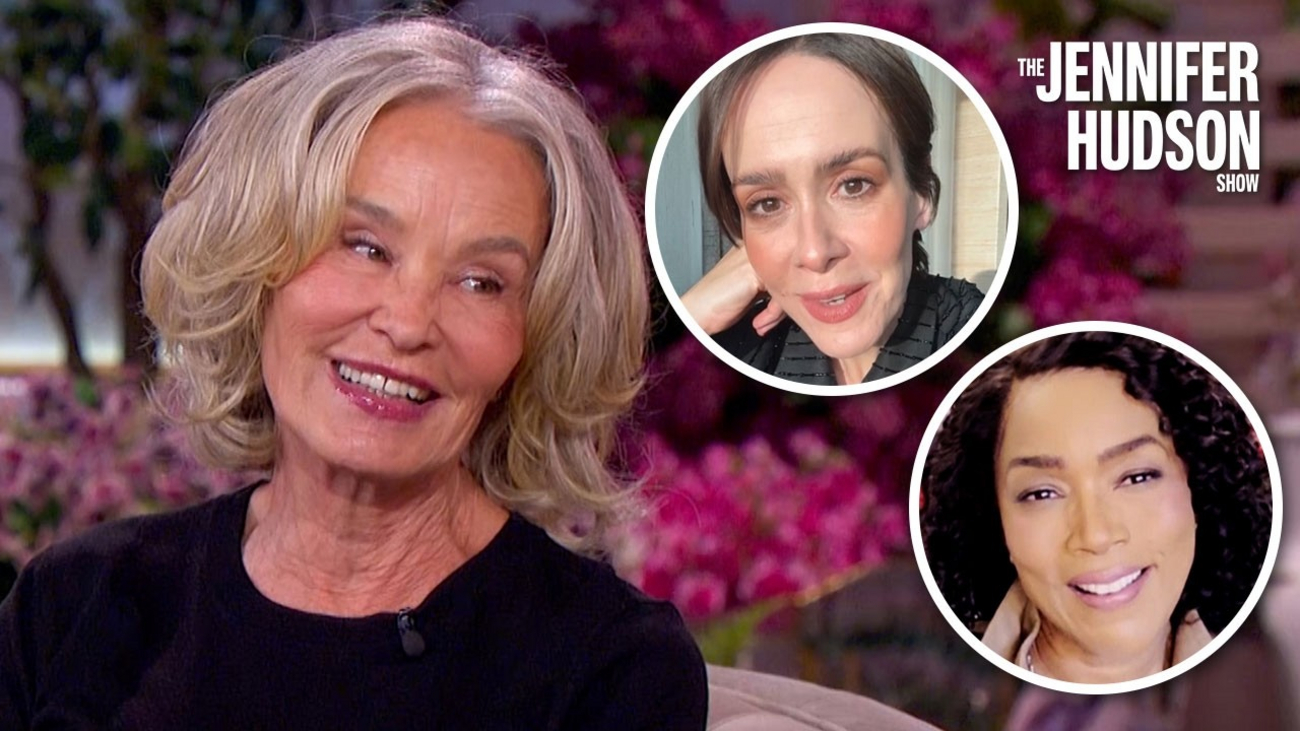 Angela Bassett, Sarah Paulson Surprise Jessica Lange on TV Video