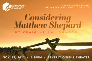 LBCS Presents CONSIDERING MATTHEW SHEPARD  Image