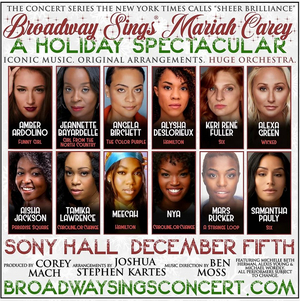 Jeannette Bayardelle, Aisha Jackson, Samantha Pauly Set For BROADWAY SINGS MARIAH Holiday Concert  Image