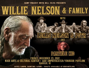 Willie Nelson Will Perform on Maui Next Month 