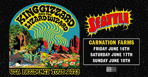 King Gizzard & The Lizard Wizard Announced At Carnation , June 2023  