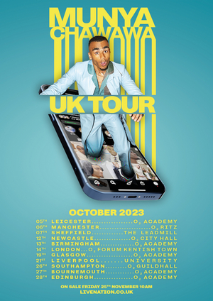 Munya Chawawa Announces UK Tour Dates For October 2023  Image