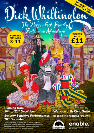 DICK WHITTINGTON Arrives At Wandsworth's Civic Suite This Christmas 