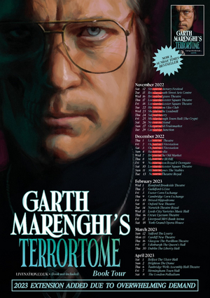 Garth Marenghi's TERRORTOME Book Tour Extends 