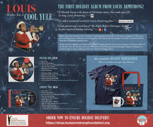 Celebrate A Cool Yule With Louis Armstrong Holiday Gifts And His First-Ever Christmas Album 