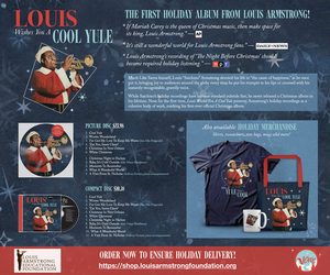 Louis Armstrong: Louis Wishes You a Cool Yule (Blue/Red Vinyl