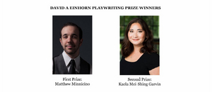 Einhorn Prize Reading Announced At Triad Theater, December 11 