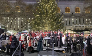New York City Opera Presents An Evening of Caroling at Bank of America Winter Village at Bryant Park 