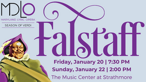 FALSTAFF to be Presented at Maryland Lyric Opera in January 