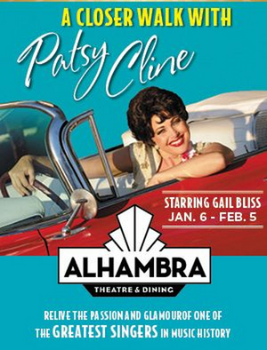 A CLOSER WALK WITH PATSY CLINE Opens at Alhambra on Friday 