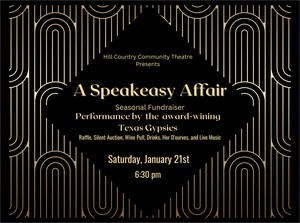 HCCT Announces Public Fundraising Event A SPEAKEASY AFFAIR Image