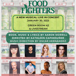Megan Masako Haley, Mauricio Martínez, and Jonalyn Saxer Will Perform in FOOD FIGHTERS Concert at The Green Room 42 