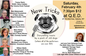 NEW TRICKS STORYTELLING Comes to Astoria This Weekend 