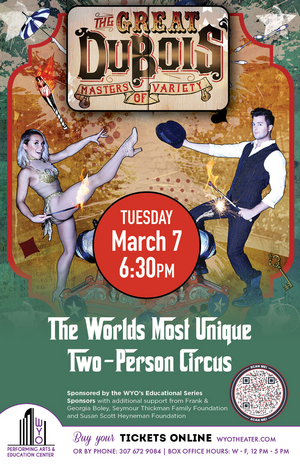 THE GREAT DUBOIS Comes to The WYO Next Month Image