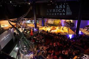 An Operatic Performance Among The Dinosaurs Brings The Houston Museum Of Natural Science To Life At Ars Lyrica's 2023 Gala Image