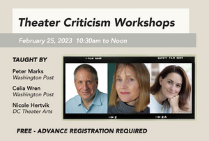 Rethinking Theater Criticism Conference Will Take Place in Washington D.C. This Month 