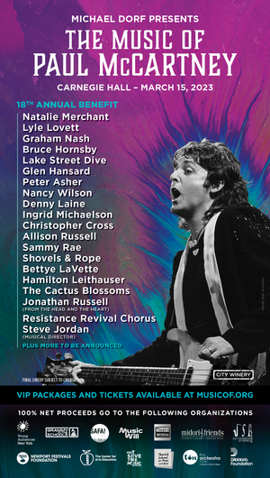 Nancy Wilson, Christopher Cross & More Complete Lineup for THE MUSIC OF PAUL MCCARTNEY at Carnegie Hall 