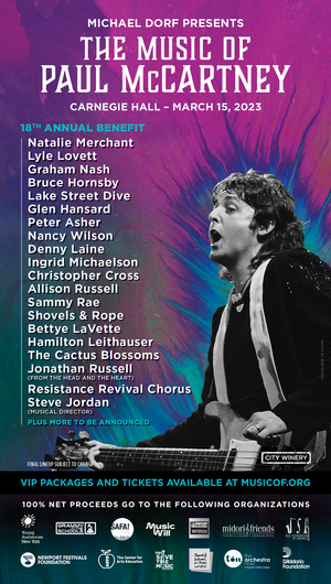 Nancy Wilson, Christopher Cross & More Complete Lineup for THE MUSIC OF PAUL MCCARTNEY at Carnegie Hall  Image