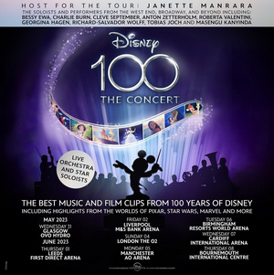 Cast for DISNEY100 Concert UK tour Announced 