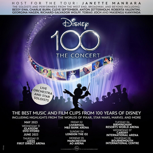 Cast for DISNEY100 Concert UK tour Announced Image