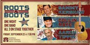 Sammy Kershaw, Aaron Tippin and Collin Raye Bring the Roots & Boots Tour to Topeka Image