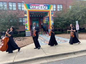 Northwest School String Quartet Performs With Touring Beatles Show At The Neighborhood Theatre Image