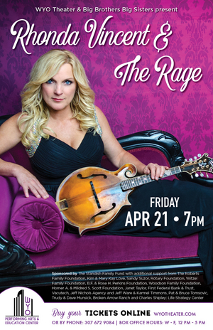 Rhonda Vincent & The Rage Return to the WYO Image
