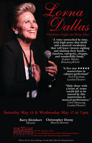 Lorna Dallas to Bring GLAMOROUS NIGHTS AND RAINY DAYS to The Laurie Beechman Theatre 