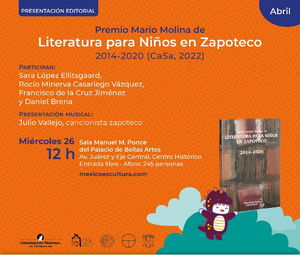 Presentarán Libro Con Los Trabajos Ganadores Del Premio Mario Molina De Literatura Infantil En Zapoteco 
