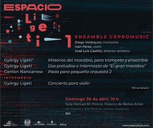 El Cepromusic Celebrará El Centenario De György Ligeti Con Ocho Conciertos Image