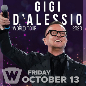 The Warner Theatre To Present Gigi D'Alessio In Concert, October 13 