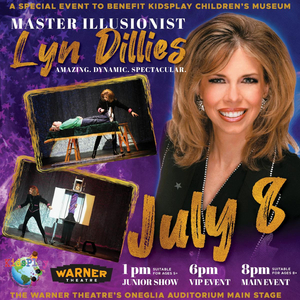 Master Illusionist, Lyn Dillies Performs at a Special Event To Benefit KidsPlay Children's Museum Image